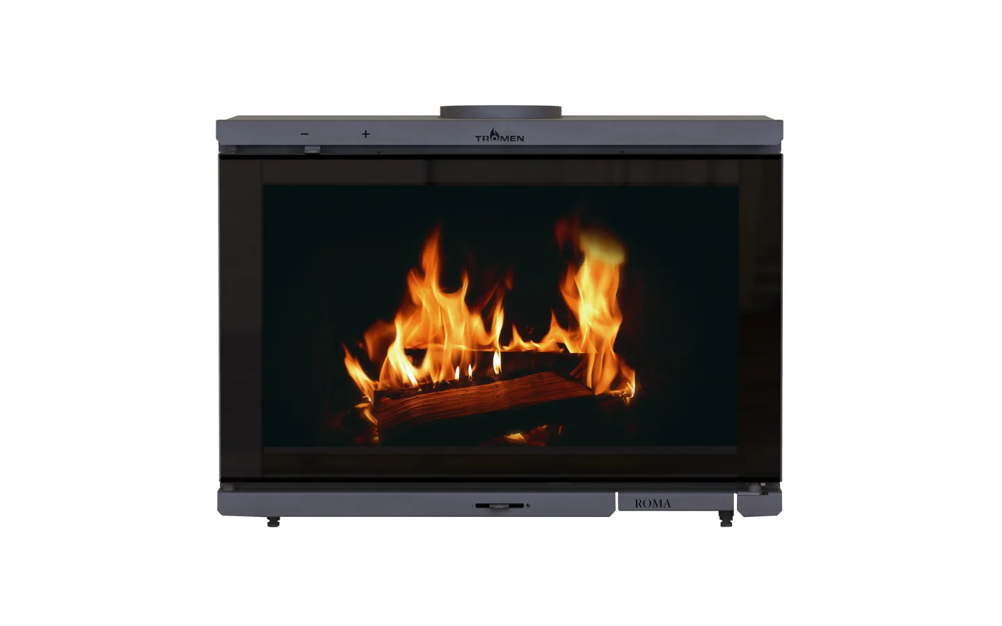 Calefactor a leña Paris black