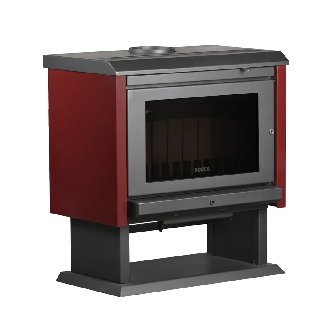Calefactor a leña Gold 800 Black Vision Burdeo