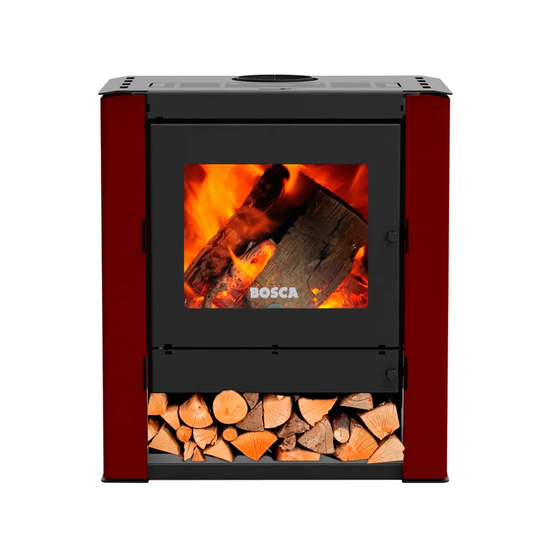 Calefactor a leña Gold 500 Black Vision Burdeo