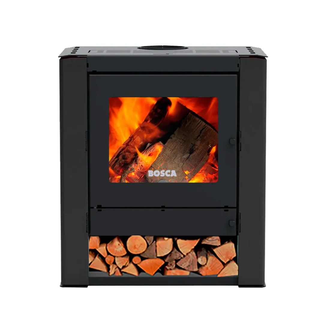 Calefactor a leña Gold 500 Black Vision Charcoal